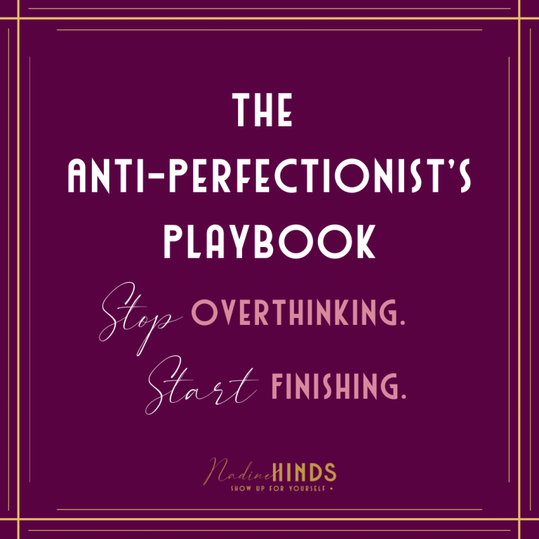 The Anti-Perfectionist's Playbook - digital product